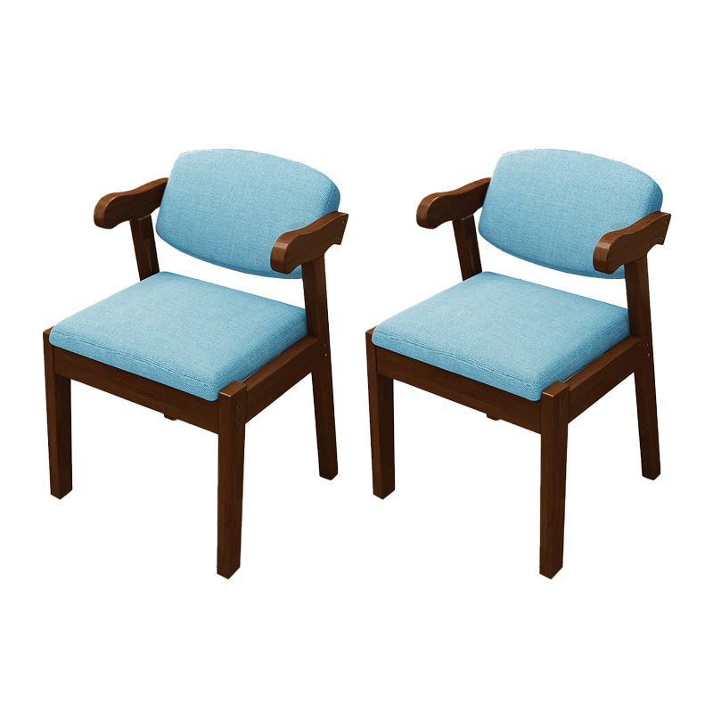 Open achterstoelen gestoffeerde eetkamerstoelen voor eetkamer