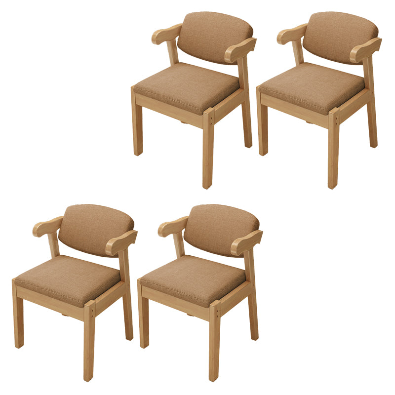 Open achterstoelen gestoffeerde eetkamerstoelen voor eetkamer