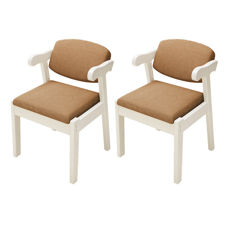 Open achterstoelen gestoffeerde eetkamerstoelen voor eetkamer