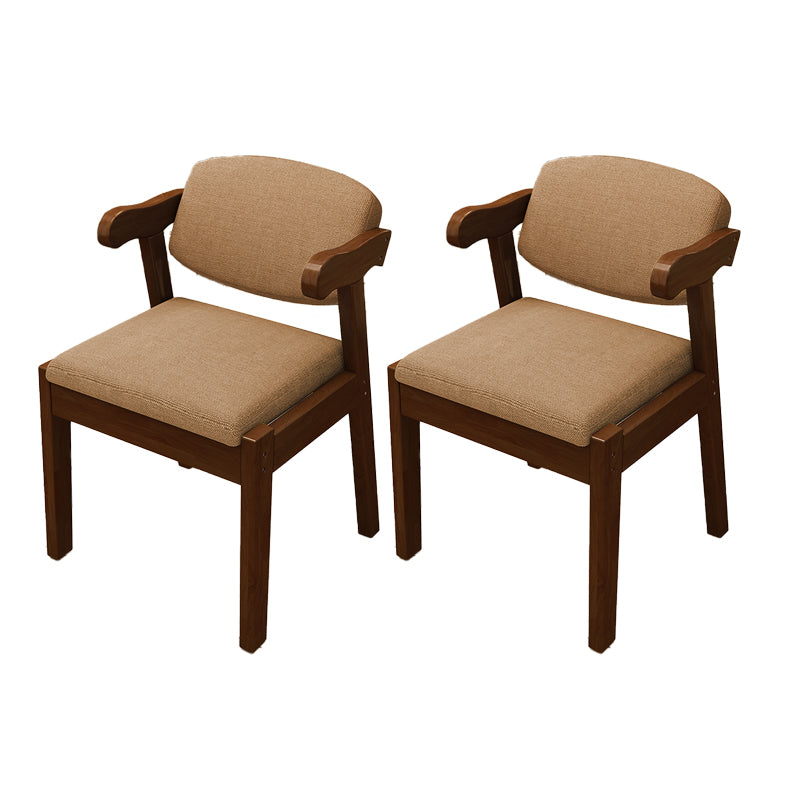 Open achterstoelen gestoffeerde eetkamerstoelen voor eetkamer