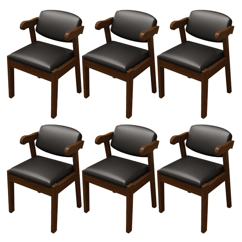 Open achterstoelen gestoffeerde eetkamerstoelen voor eetkamer