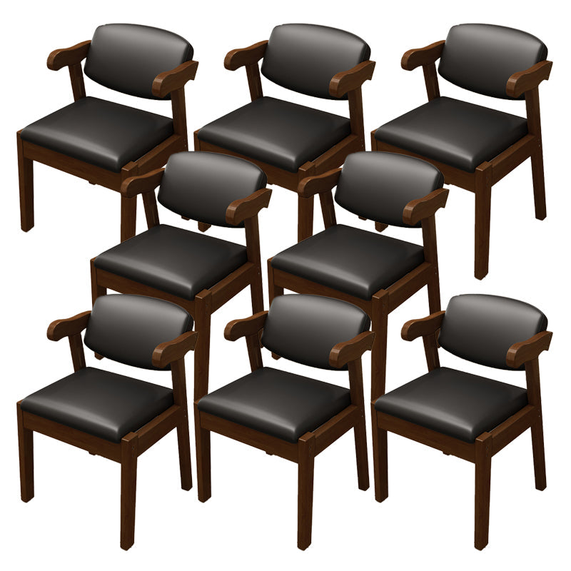 Open achterstoelen gestoffeerde eetkamerstoelen voor eetkamer