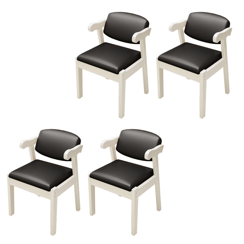 Open achterstoelen gestoffeerde eetkamerstoelen voor eetkamer