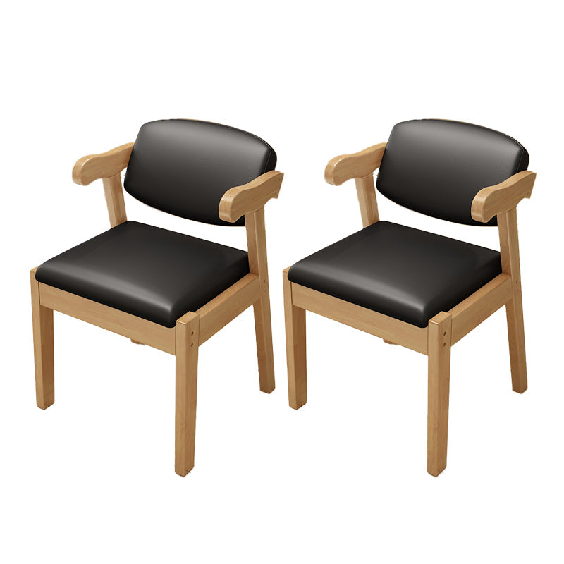 Open achterstoelen gestoffeerde eetkamerstoelen voor eetkamer