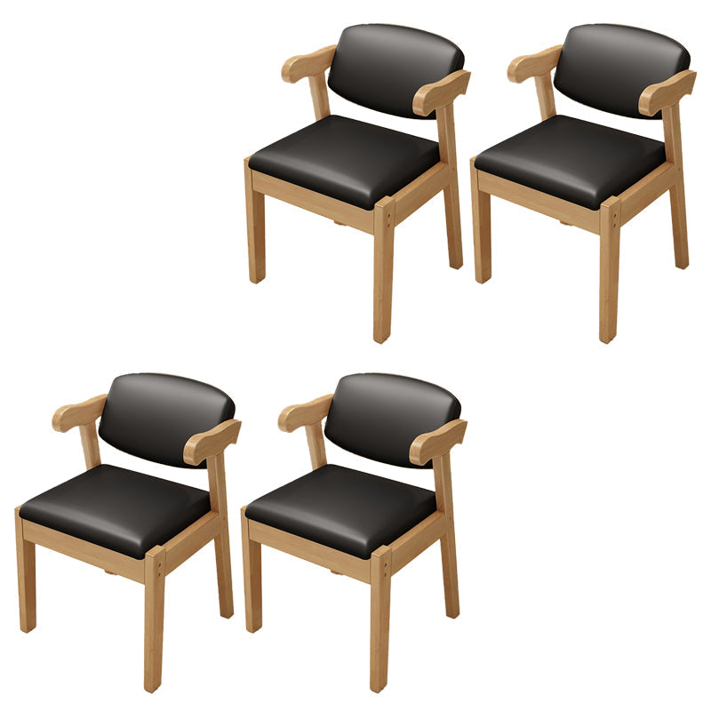 Open achterstoelen gestoffeerde eetkamerstoelen voor eetkamer