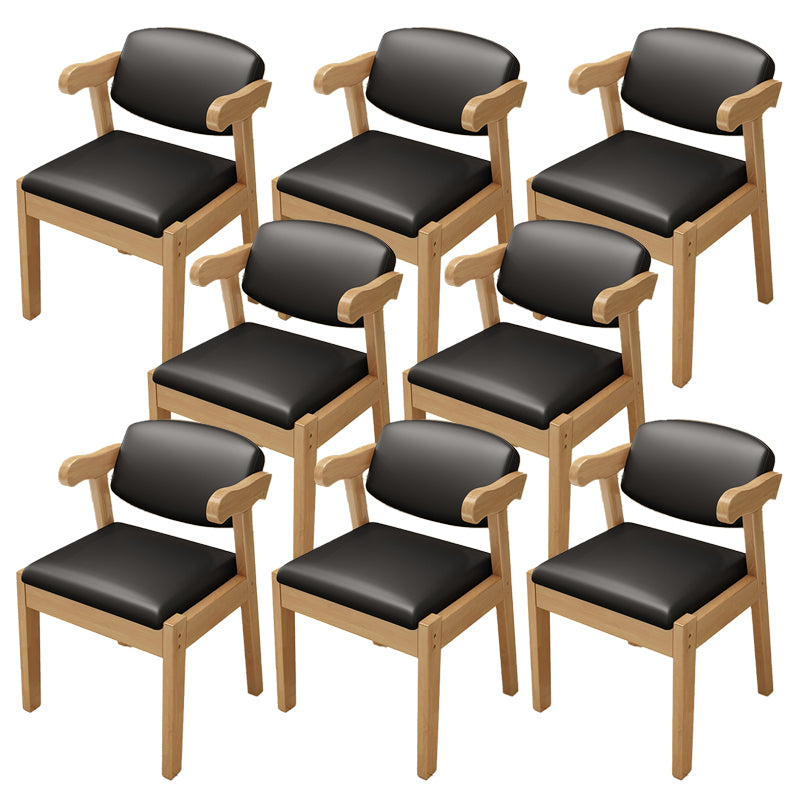 Open achterstoelen gestoffeerde eetkamerstoelen voor eetkamer