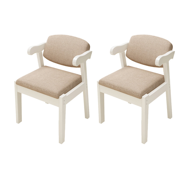 Open achterstoelen gestoffeerde eetkamerstoelen voor eetkamer