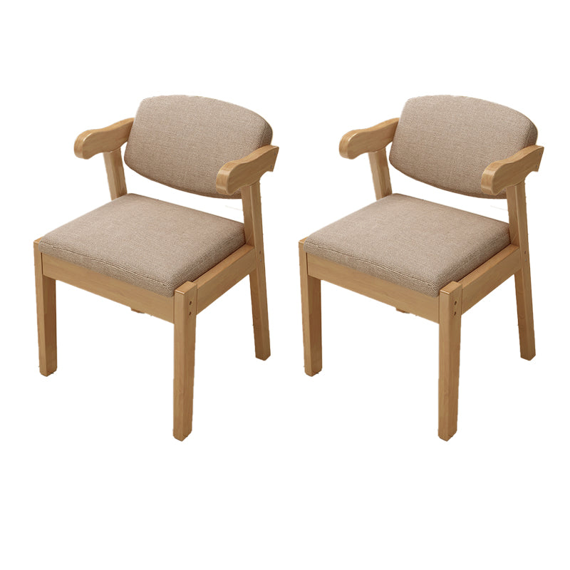 Open achterstoelen gestoffeerde eetkamerstoelen voor eetkamer