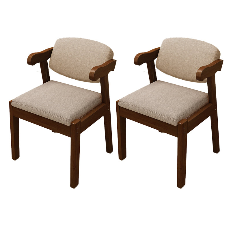 Open achterstoelen gestoffeerde eetkamerstoelen voor eetkamer