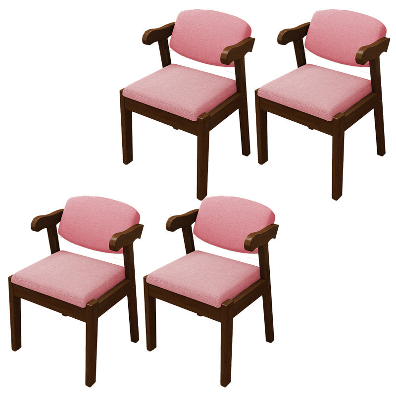 Open achterstoelen gestoffeerde eetkamerstoelen voor eetkamer