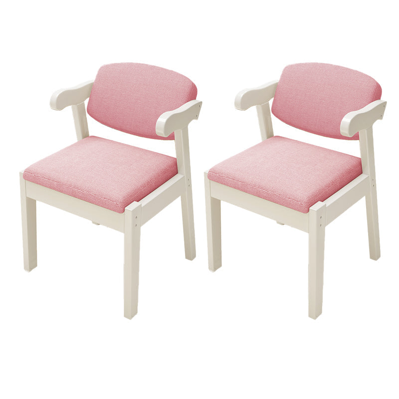 Open achterstoelen gestoffeerde eetkamerstoelen voor eetkamer