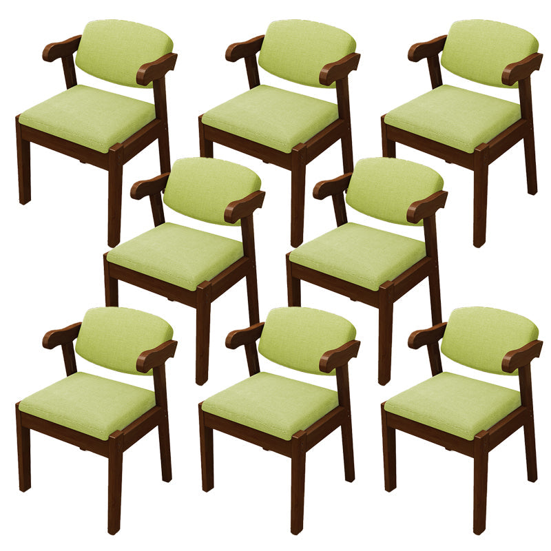 Open achterstoelen gestoffeerde eetkamerstoelen voor eetkamer