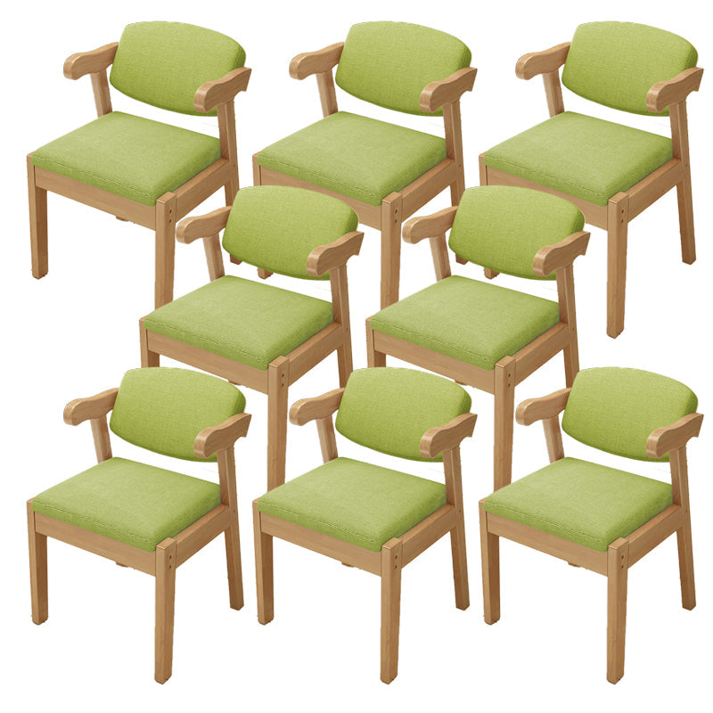 Open achterstoelen gestoffeerde eetkamerstoelen voor eetkamer