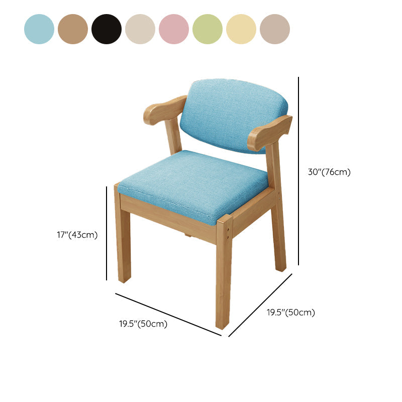 Open achterstoelen gestoffeerde eetkamerstoelen voor eetkamer