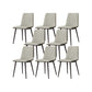 Modern Style Dining Chair Leather Low Back Side Chair for Dining Room