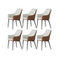Modern Style Dining Chair Leather Low Back Side Chair for Dining Room