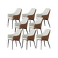 Modern Style Dining Chair Leather Low Back Side Chair for Dining Room