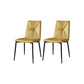 Modern Style Dining Chair Leather Low Back Side Chair for Dining Room