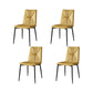Modern Style Dining Chair Leather Low Back Side Chair for Dining Room