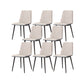 Modern Style Dining Chair Leather Low Back Side Chair for Dining Room