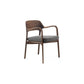 Industrial Kitchen Dining Chai Solid Wood Open Back Dining Chairs