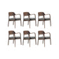 Industrial Kitchen Dining Chai Solid Wood Open Back Dining Chairs