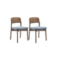 Industrial Kitchen Dining Chai Solid Wood Open Back Dining Chairs