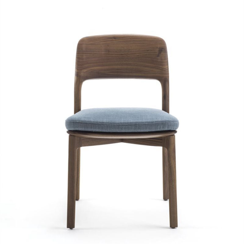 Industrial Kitchen Dining Chai Solid Wood Open Back Dining Chairs