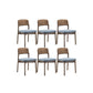 Industrial Kitchen Dining Chai Solid Wood Open Back Dining Chairs