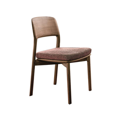 Industrial Kitchen Dining Chai Solid Wood Open Back Dining Chairs