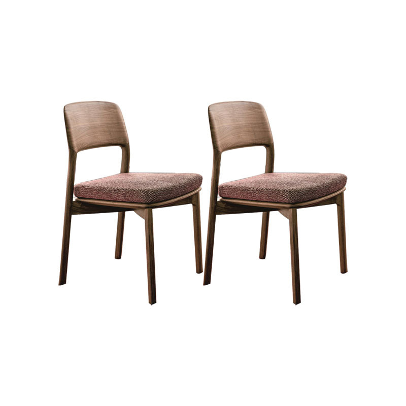 Industrial Kitchen Dining Chai Solid Wood Open Back Dining Chairs