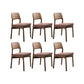 Industrial Kitchen Dining Chai Solid Wood Open Back Dining Chairs