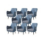 Indoor Faux Leather Dining Arm Chair Upholstered Parsons Chair with 4 Legs Grey 8 Piece Set Clearhalo 'Dining Chairs' 'Dining Tables & Seating' 'dining_chair' 'furn' 'furn_dining_chair' 'Furniture' 'Kitchen & Dining Furniture' 7264684