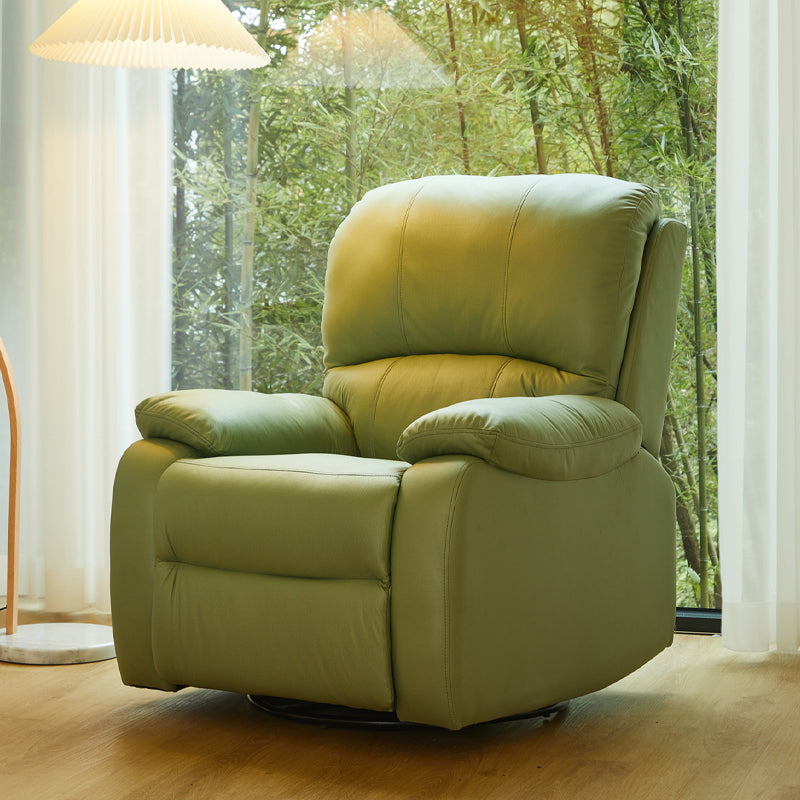 Sedia reclinabile in pelle reclinabile a poltrone