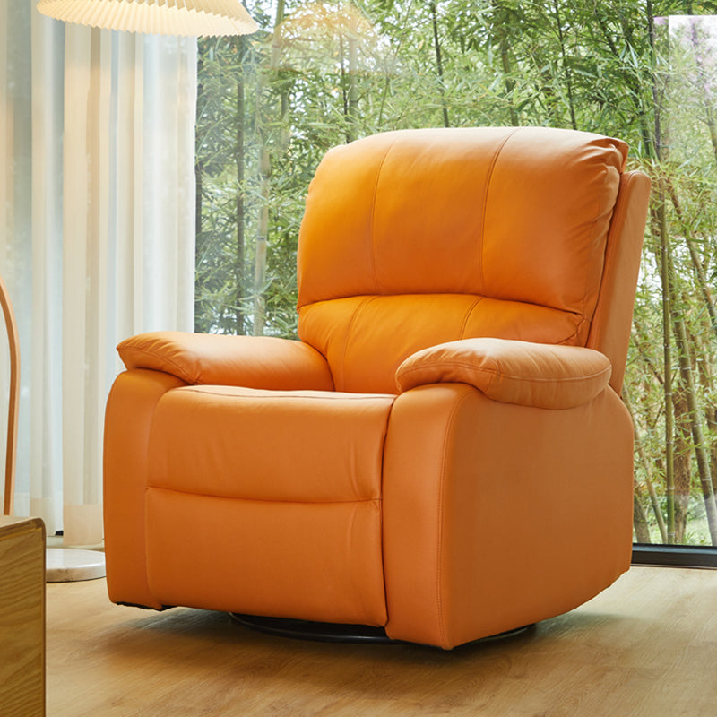 Sedia reclinabile in pelle reclinabile a poltrone