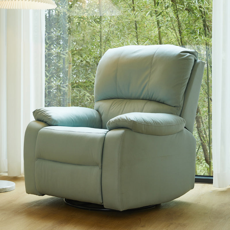 Sedia reclinabile in pelle reclinabile a poltrone