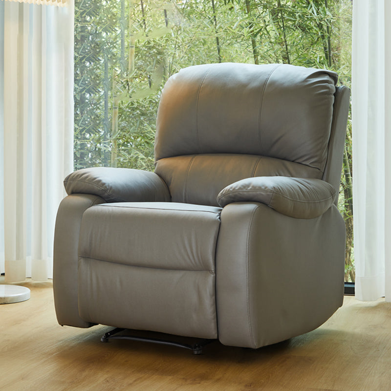Sedia reclinabile in pelle reclinabile a poltrone