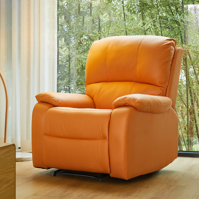 Sedia reclinabile in pelle reclinabile a poltrone