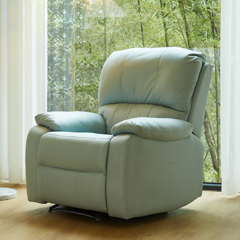 Sedia reclinabile in pelle reclinabile a poltrone
