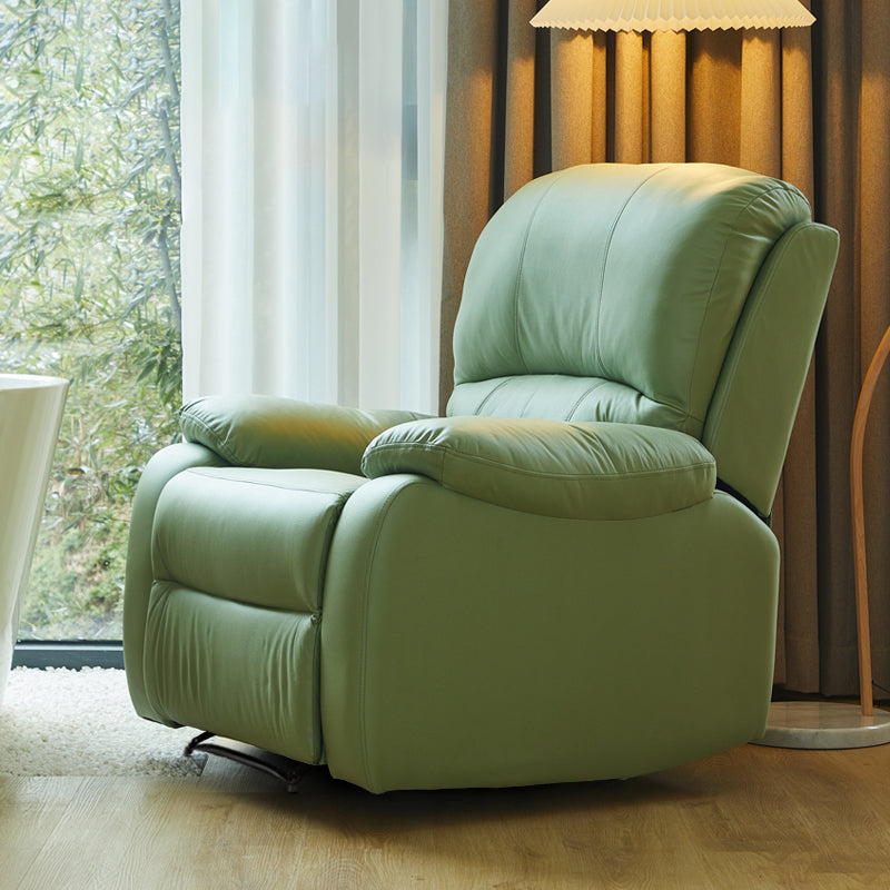 Sedia reclinabile in pelle reclinabile a poltrone
