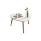Contemporary Coffee Table Wooden 4 Legs Coffee Cocktail Table White Clearhalo 'Coffee & Accent Tables' 'Coffee Tables' 'coffee_tables' 'furn' 'furn_coffee_tables' 'Furniture' 'Living Room Furniture' 7264917