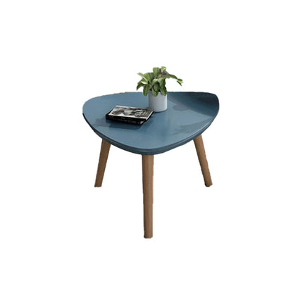 Contemporary Coffee Table Wooden 4 Legs Coffee Cocktail Table Blue Clearhalo 'Coffee & Accent Tables' 'Coffee Tables' 'coffee_tables' 'furn' 'furn_coffee_tables' 'Furniture' 'Living Room Furniture' 7264918