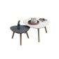 Contemporary Coffee Table Wooden 4 Legs Coffee Cocktail Table Gray Clearhalo 'Coffee & Accent Tables' 'Coffee Tables' 'coffee_tables' 'furn' 'furn_coffee_tables' 'Furniture' 'Living Room Furniture' 7264926