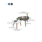 Contemporary Coffee Table Wooden 4 Legs Coffee Cocktail Table Clearhalo 'Coffee & Accent Tables' 'Coffee Tables' 'coffee_tables' 'furn' 'furn_coffee_tables' 'Furniture' 'Living Room Furniture' 7264933