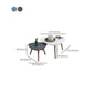 Contemporary Coffee Table Wooden 4 Legs Coffee Cocktail Table Clearhalo 'Coffee & Accent Tables' 'Coffee Tables' 'coffee_tables' 'furn' 'furn_coffee_tables' 'Furniture' 'Living Room Furniture' 7264936