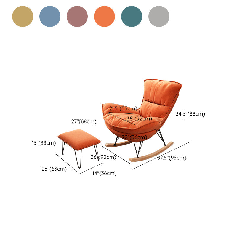 Chaise à bascule de pépinière de style moderne