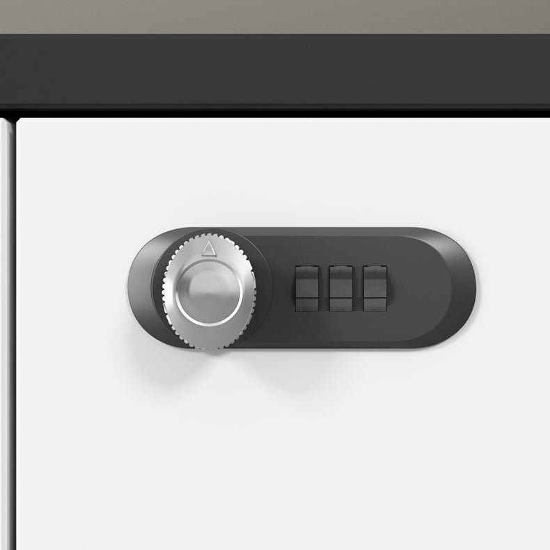 Archivo de archivos laterales contemporáneos Archivo de madera de ingeniería con bloqueo y almacenamiento