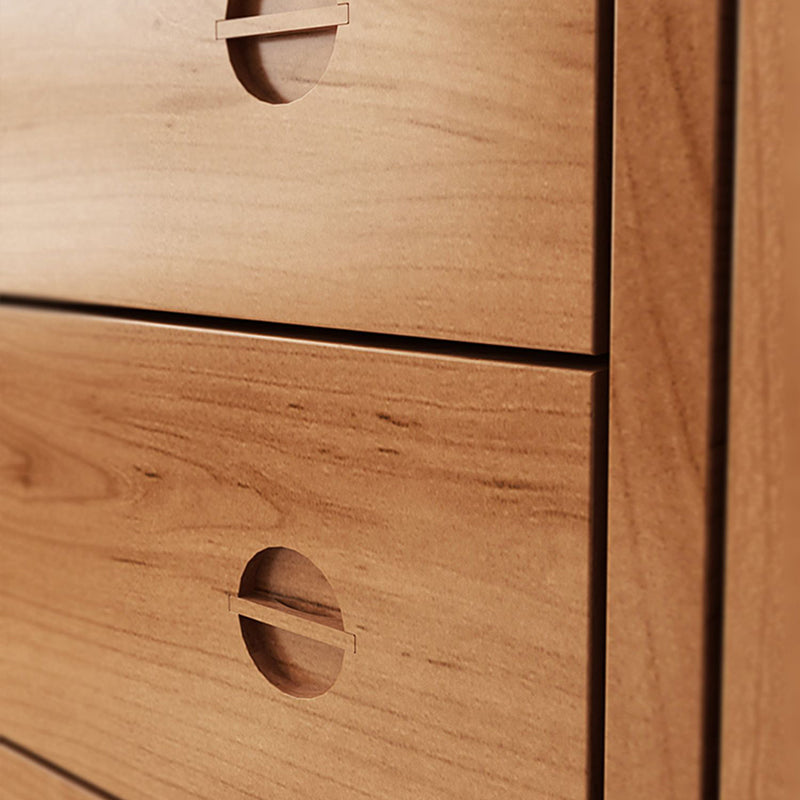 Modern de 4 cajones aparar en pino soporte de buffet de madera maciza para sala de estar