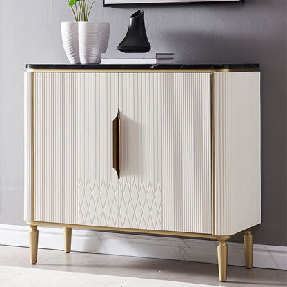 Glam Buffet Server Marble Dining Server con porte per sala da pranzo