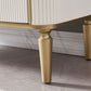 Glam Buffet Server Marble Dining Server con porte per sala da pranzo